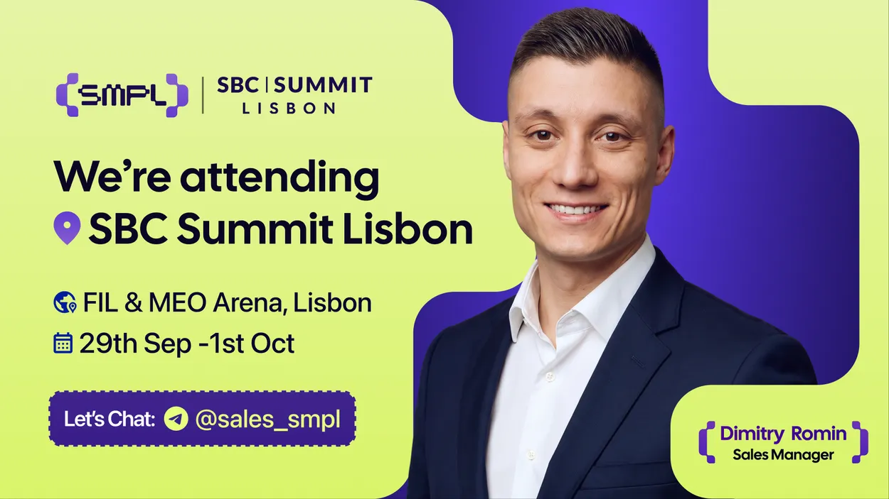 Cover for Meet SMPL Core at SBC Summit Lisbon 2026